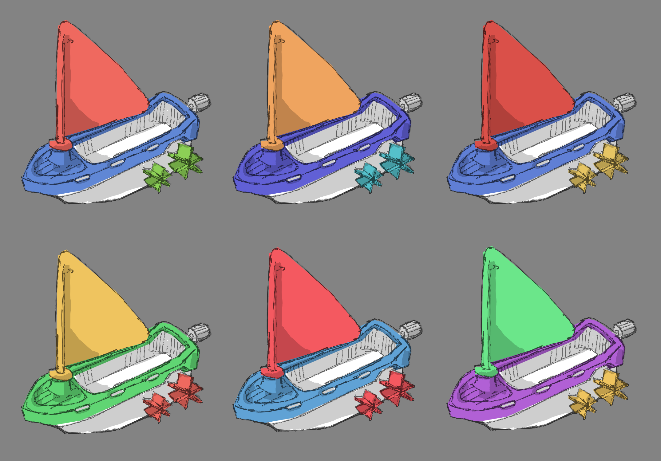 boat concept color